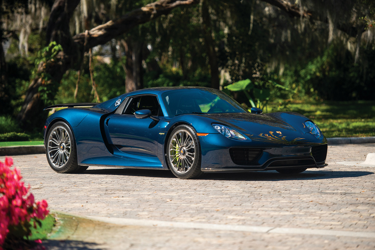 2015 Porsche 918 Spyder offered at RM Sotheby’s Amelia Island live auction 2019