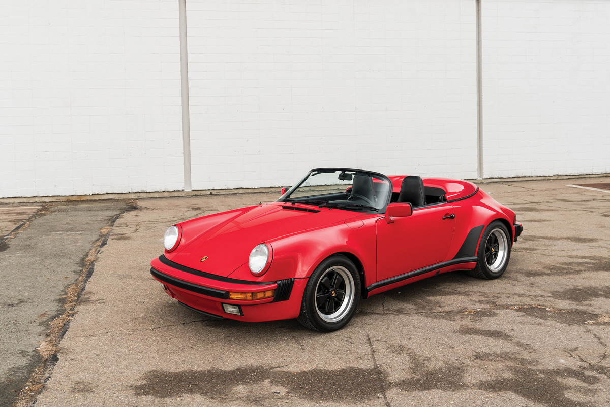 1989 Porsche 911 Speedster offered at RM Sotheby’s Amelia Island live auction 2019
