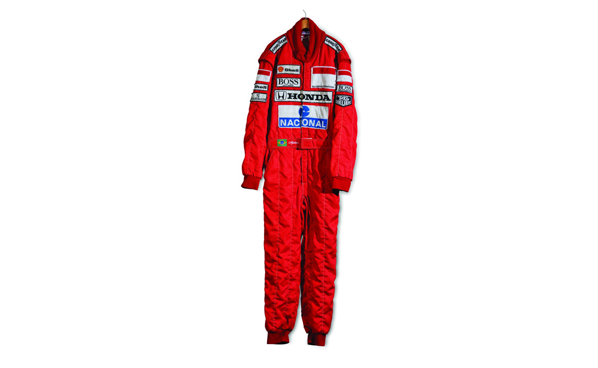 Ayrton Senna McLaren Honda Racing Suit 1988 offered in RM Sotheby’s Formula 1 Memorabilia online auction 2019